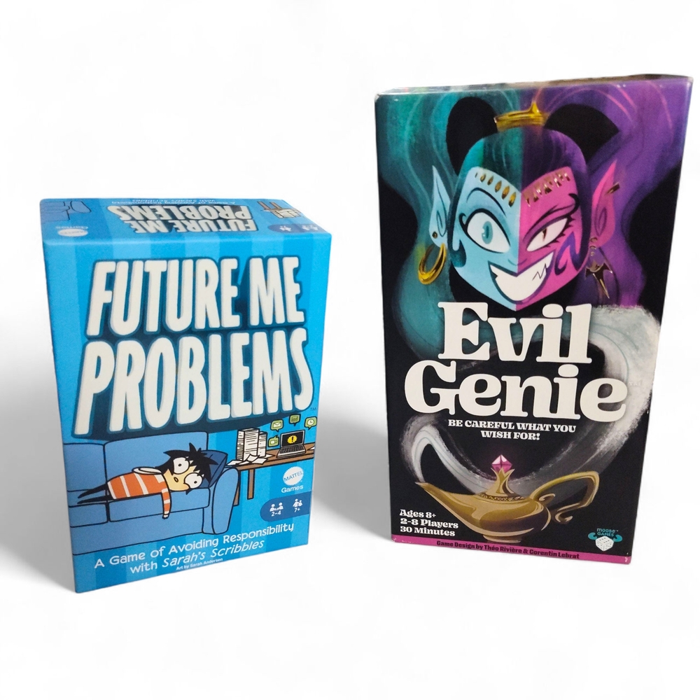 🆕️ Game Bundle | Evil Genie & Future Me Problems | ages 7+ family game night